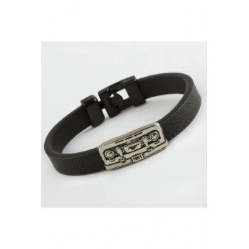 Kare Kaliteli Suni Deri Bileklik