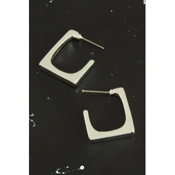 Kare Yeni Sezon Metal Küpe