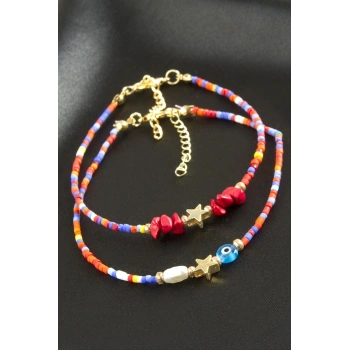 Karışık Miyoki Boncuk Bileklik