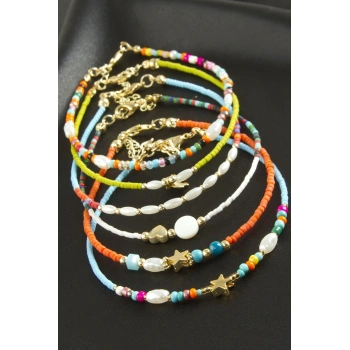 Karışık Miyoki Boncuk Bileklik