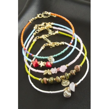 Karışık Miyoki Boncuk Bileklik