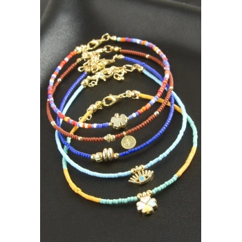 Karışık Miyoki Boncuk Bileklik