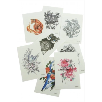 Karışık Tattoo Dövme Sticker