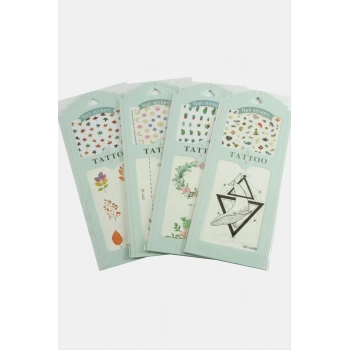 Karışık Tattoo Dövme Sticker 1 Adet