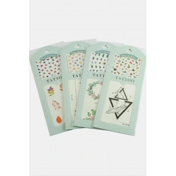 Karışık Tattoo Dövme Sticker 1 Adet