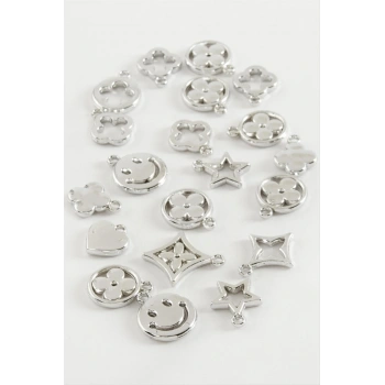 Karışık Tek Kulplu Metal Bileklik ve Kolye Ucu Aparatı 1 Adet