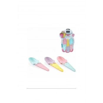 Karnaval Dondurma Kaşığı 3 Adet -L716