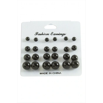 Kartlı İnci Küpe 30 Adet