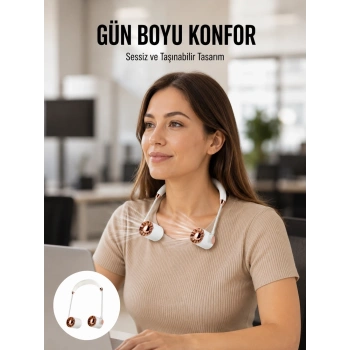 Katlanabilir Asılabilir Fan | Usb Şarjlı, 3 Vitesli Sessiz Mini Fan Yeni Nesil