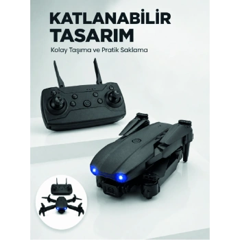 Katlanabilir Kamera Drone 4K HD Görüntü, Hover Özelliği ve Uzaktan Kumanda