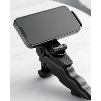 Katlanabilir Mini Telefon Tripodu Masaüstü Telefon Standı 360 Derece Ayarlanabilir