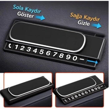Kayar Kapaklı Torpido Üstü Fosforlu Numaratör