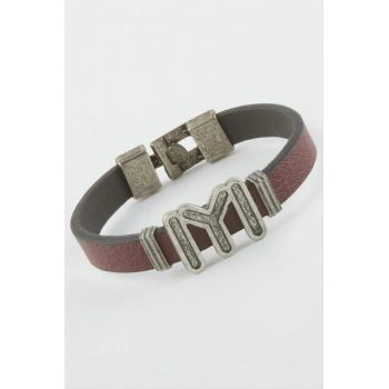 Kayı Boyu Suni Deri Bileklik