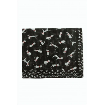 Kedi Desenli Bandana 50*50