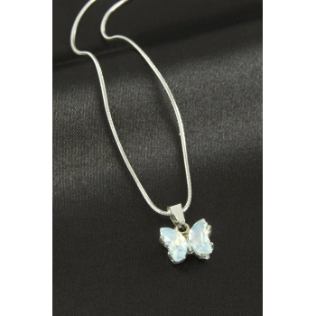 Kelebek Çelik Kolye