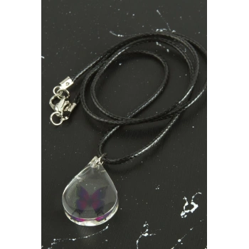 Kelebek Damla Epoksi Kolye