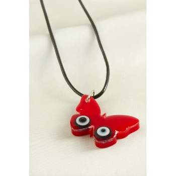 Kelebek Epoksi Kolye