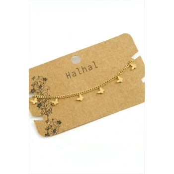 Kelebek Lüks Çelik Halhal