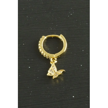 Kelebek Lüks Çelik Kulak Burun Piercing 1 Adet
