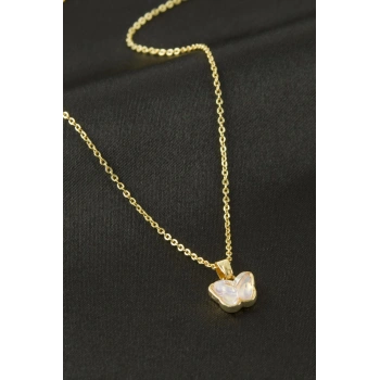 Kelebek Taşlı Kolye