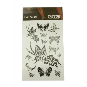 Kelebek Tattoo Dövme Sticker