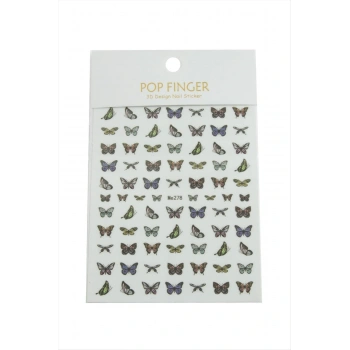 Kelebek Tattoo Dövme Sticker