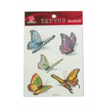 Kelebek Tattoo Dövme Sticker
