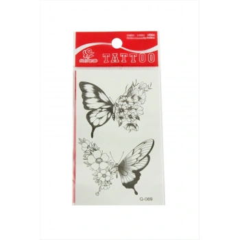 Kelebek Tattoo Dövme Sticker