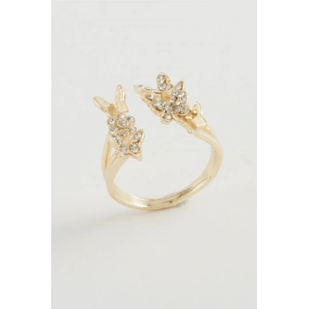 Kelebek Zirkon Taşlı Yüzük