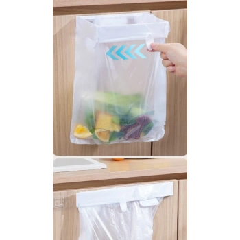 Kendinden Yapışkanlı Katlanabilir Çöp Poşeti Tutucu Aparat (4887)