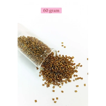 Kesme Cam Boncuk 2mm - 60 Gram - Koyu Kahverengi - BNC372