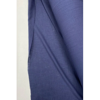 Keten Kumaş - Organik Kumaş - Perde Kumaşı - Ince Keten - Kıyafet Için Kumaş Örtü Lacivert 26