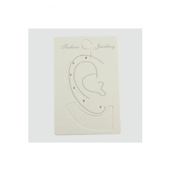 Kıkırdak Küpe Kartı Küçük 100 Adet