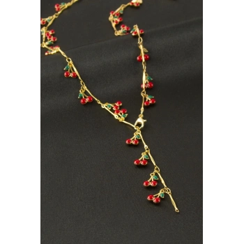 Kiraz Mineli Y Kolye