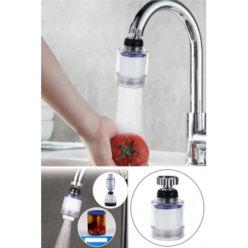 Kireç Önleyici Filtreli Su Tasarruflu Hareketli Musluk Başlığı