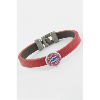 Kırmızı Renkli Suni Deri Bileklik
