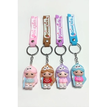 Kız Çocuk Silikon Anahtarlık