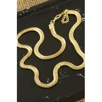 Kobra İtalyan Zincir Kolye 45 cm