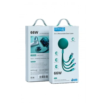 Konfulon DC44 3in1 66W Kablo - Yeşil