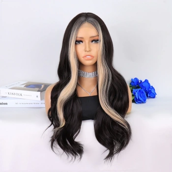 Koyu Kahverengi Perçemler Balköpüğü Tül Peruk