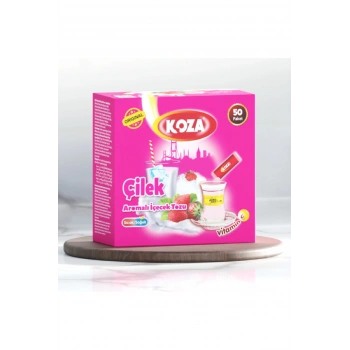Koza Tek İçimlik Çilek Aromalı Toz İçecek 50li