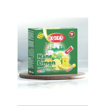 Koza Tek İçimlik Nane Limon Aromalı Toz İçecek 50li mudanis