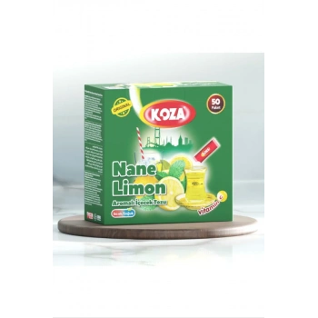 Koza Tek İçimlik Nane Limon Aromalı Toz İçecek 50li mudanis