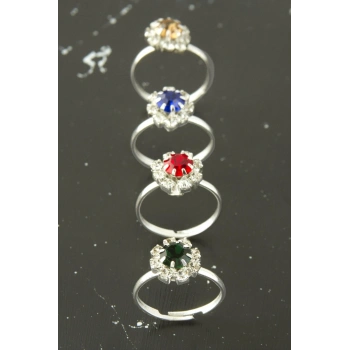 Kristal Taşlı Eklem Yüzük