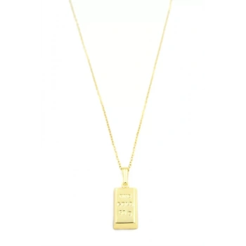 Külçe Altın Kolye - Küçük Boy - Altın