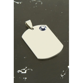 Künye Çelik Kolye Ucu 2,5*3,5 cm