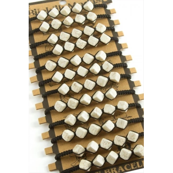 Küp Makrome Örgülü Bileklik