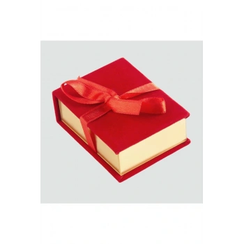 Kurdale Kadife Ahşap Lüx Set Kolye Kutusu