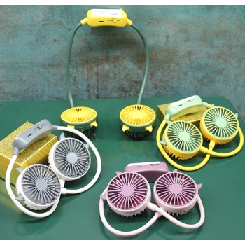 Kuromi Şarjlı Boyun Fanı Vantilatör 2 Kademeli - Model 2