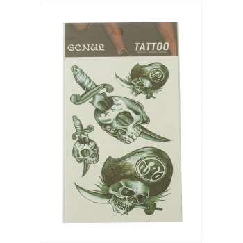 Kuru Kafa Tattoo Dövme Sticker